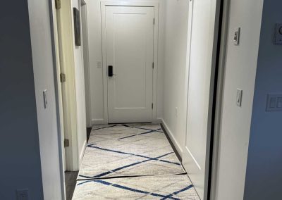 carpeted hallway